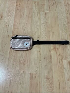 Converse Rose Gold Sparkle Crossbody Belt Bag
